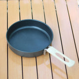 Maxbell Camping Fry Pan Reusable Nonstick Skillet for Backpacking Picnic Hiking