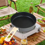 Maxbell Camping Fry Pan Reusable Nonstick Skillet for Backpacking Picnic Hiking