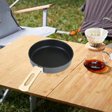 Maxbell Camping Fry Pan Reusable Nonstick Skillet for Backpacking Picnic Hiking