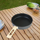 Maxbell Camping Fry Pan Reusable Nonstick Skillet for Backpacking Picnic Hiking