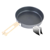 Maxbell Camping Fry Pan Reusable Nonstick Skillet for Backpacking Picnic Hiking