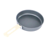 Maxbell Camping Fry Pan Reusable Nonstick Skillet for Backpacking Picnic Hiking