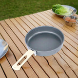 Maxbell Camping Fry Pan Reusable Nonstick Skillet for Backpacking Picnic Hiking