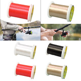 Maxbell Fly Fishing Thread Braided Thread Fly Tying Wire Fishing Gear Binding Thread White