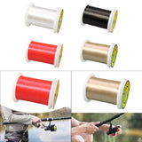 Maxbell Fly Fishing Thread Braided Thread Fly Tying Wire Fishing Gear Binding Thread White