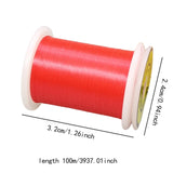 Maxbell Fly Fishing Thread Braided Thread Fly Tying Wire Fishing Gear Binding Thread Red