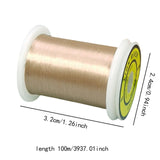 Maxbell Fly Fishing Thread Braided Thread Fly Tying Wire Fishing Gear Binding Thread Khaki