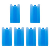Maxbell 6 Pieces Ice Packs Reusable Rectangular Ice Blocks for Hiking Travel Camping
