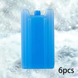 Maxbell 6 Pieces Ice Packs Reusable Rectangular Ice Blocks for Hiking Travel Camping