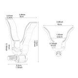 Maxbell Fishing Rod Holder Easy Installation Aluminum Alloy for Sea Freshwater River Black