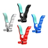 Maxbell Fishing Rod Holder Easy Installation Aluminum Alloy for Sea Freshwater River Black
