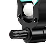 Maxbell Fishing Rod Holder Easy Installation Aluminum Alloy for Sea Freshwater River Black