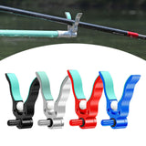 Maxbell Fishing Rod Holder Easy Installation Aluminum Alloy for Sea Freshwater River Black