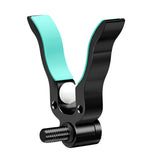 Maxbell Fishing Rod Holder Easy Installation Aluminum Alloy for Sea Freshwater River Black