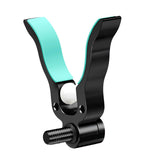 Maxbell Fishing Rod Holder Easy Installation Aluminum Alloy for Sea Freshwater River Black