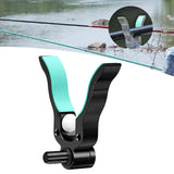 Maxbell Fishing Rod Holder Easy Installation Aluminum Alloy for Sea Freshwater River Black