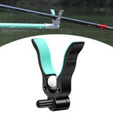 Maxbell Fishing Rod Holder Easy Installation Aluminum Alloy for Sea Freshwater River Black