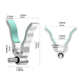 Maxbell Fishing Rod Holder Easy Installation Aluminum Alloy for Sea Freshwater River Silver