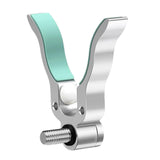 Maxbell Fishing Rod Holder Easy Installation Aluminum Alloy for Sea Freshwater River Silver