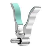 Maxbell Fishing Rod Holder Easy Installation Aluminum Alloy for Sea Freshwater River Silver