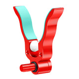 Maxbell Fishing Rod Holder Easy Installation Aluminum Alloy for Sea Freshwater River Red