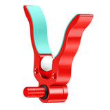 Maxbell Fishing Rod Holder Easy Installation Aluminum Alloy for Sea Freshwater River Red