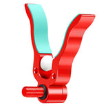 Maxbell Fishing Rod Holder Easy Installation Aluminum Alloy for Sea Freshwater River Red