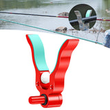 Maxbell Fishing Rod Holder Easy Installation Aluminum Alloy for Sea Freshwater River Red