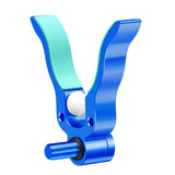Maxbell Fishing Rod Holder Easy Installation Aluminum Alloy for Sea Freshwater River Blue
