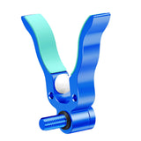 Maxbell Fishing Rod Holder Easy Installation Aluminum Alloy for Sea Freshwater River Blue