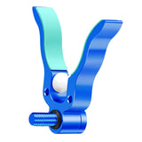 Maxbell Fishing Rod Holder Easy Installation Aluminum Alloy for Sea Freshwater River Blue