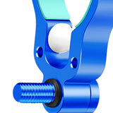 Maxbell Fishing Rod Holder Easy Installation Aluminum Alloy for Sea Freshwater River Blue