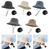 Maxbell Sun Bucket Hat Wide Brim with Hard Shell Quick Drying Fishing Hat Khaki