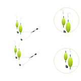 Maxbell 2Pcs Pompano Rigs for Surf Fishing Easy to Use Practical with Pompano Floats