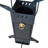 Maxbell Foldable Camping Burner Wood Burning Portable Steel Furnace Camp Tent Burner