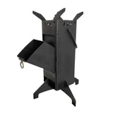 Maxbell Foldable Camping Burner Wood Burning Portable Steel Furnace Camp Tent Burner