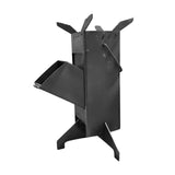 Maxbell Foldable Camping Burner Wood Burning Portable Steel Furnace Camp Tent Burner