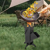 Maxbell Foldable Camping Burner Wood Burning Portable Steel Furnace Camp Tent Burner
