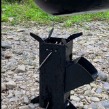 Maxbell Foldable Camping Burner Wood Burning Portable Steel Furnace Camp Tent Burner