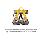 Maxbell Climbing Harnesses for Kids Half Body for Indoor Outdoor Rescuing Rappelling S