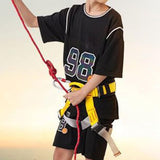 Maxbell Climbing Harnesses for Kids Half Body for Indoor Outdoor Rescuing Rappelling M