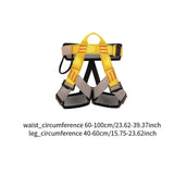 Maxbell Climbing Harnesses for Kids Half Body for Indoor Outdoor Rescuing Rappelling M