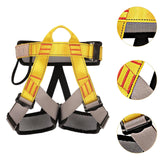 Maxbell Climbing Harnesses for Kids Half Body for Indoor Outdoor Rescuing Rappelling M