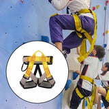 Maxbell Climbing Harnesses for Kids Half Body for Indoor Outdoor Rescuing Rappelling M
