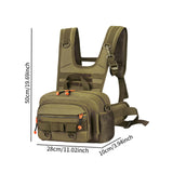 Maxbell Men Outdoor Chest Bag Zipper Organizer Chest Pack for Running Hiking Workout Style A