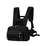 Maxbell Men Outdoor Chest Bag Zipper Organizer Chest Pack for Running Hiking Workout Style B