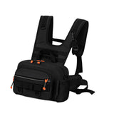 Maxbell Men Outdoor Chest Bag Zipper Organizer Chest Pack for Running Hiking Workout Style B