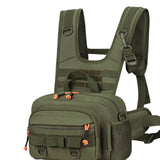 Maxbell Men Outdoor Chest Bag Zipper Organizer Chest Pack for Running Hiking Workout Style C