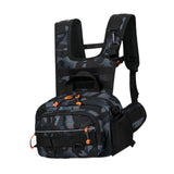 Maxbell Men Outdoor Chest Bag Zipper Organizer Chest Pack for Running Hiking Workout Style F