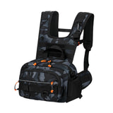 Maxbell Men Outdoor Chest Bag Zipper Organizer Chest Pack for Running Hiking Workout Style F